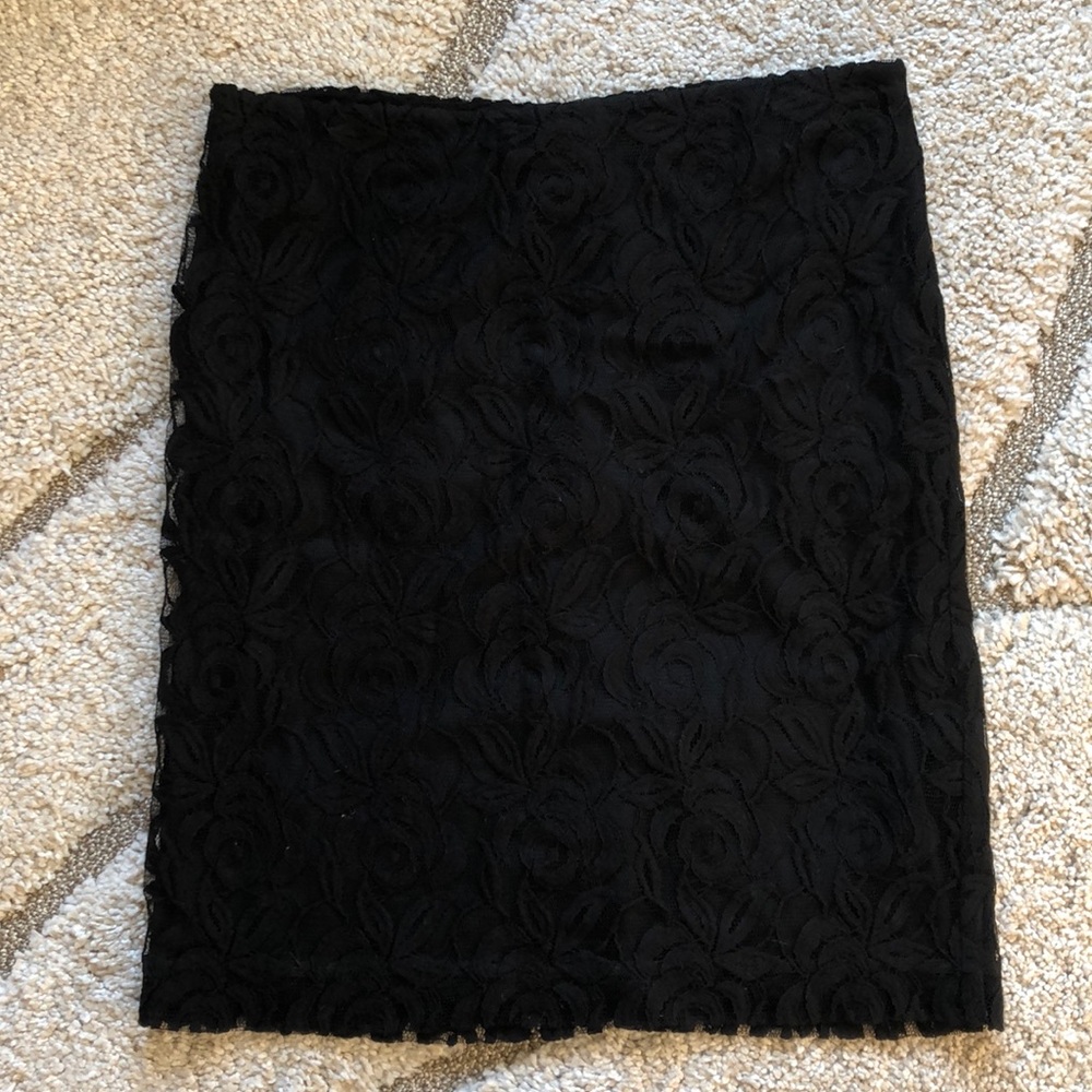 NWOT Talbots Silk Lined Lace Pencil Skirt